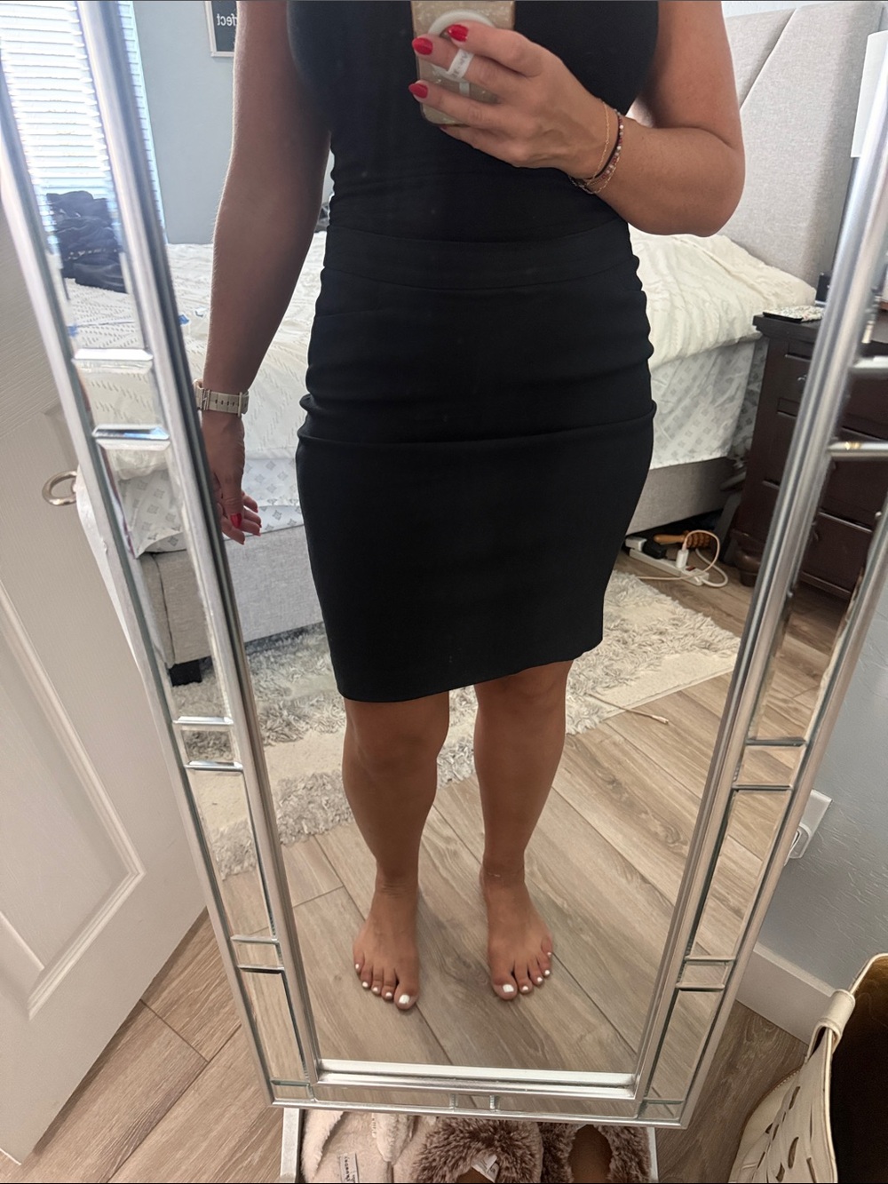 Express Black Pencil Skirt